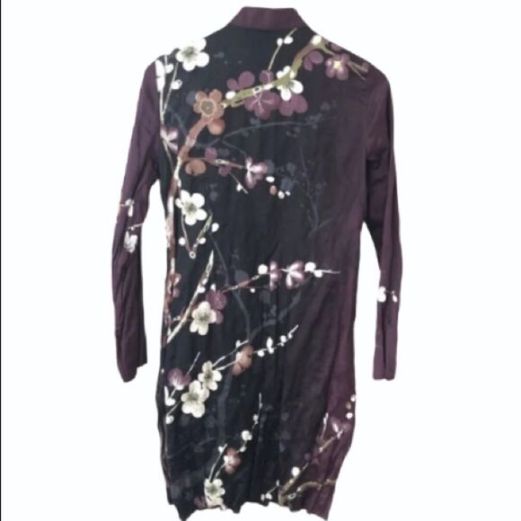 Citron silk kimono jacket -light,Size small - Picture 2 of 10